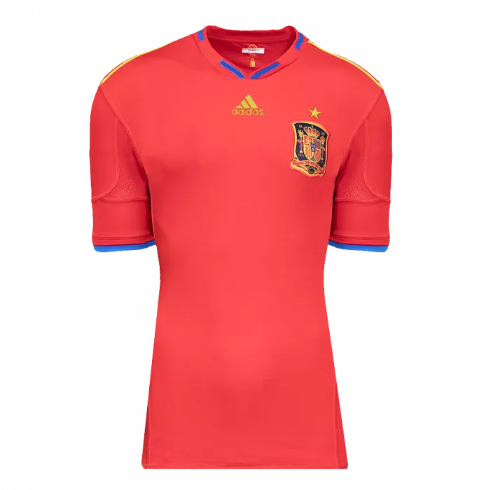 Icons WAREHOUSE SECONDS Xabi Alonso Back Signed Spain 2010 Home Shirt - Grade A