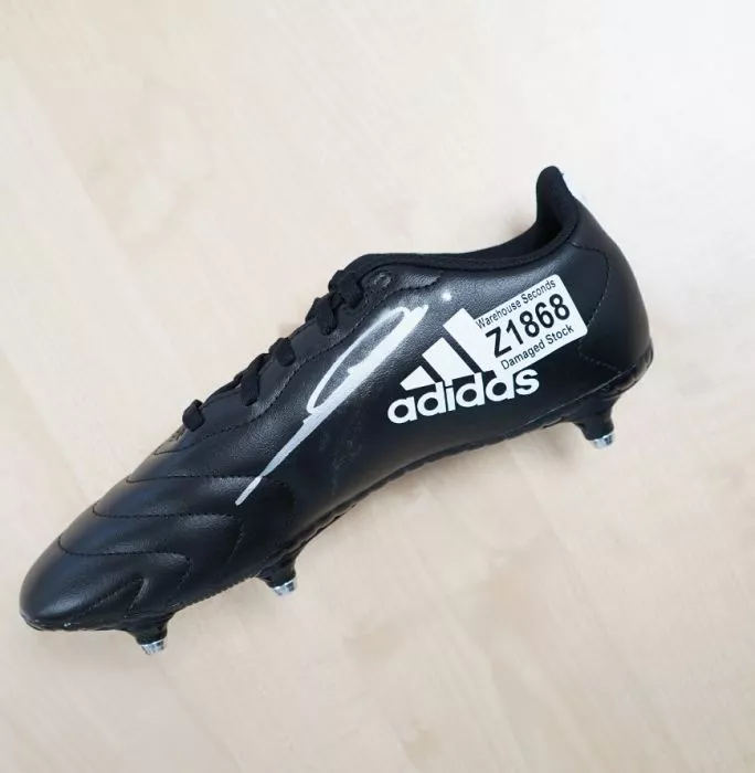 icons WAREHOUSE SECONDS Zinedine Zidane Signed Adidas Football Boot - Grade D