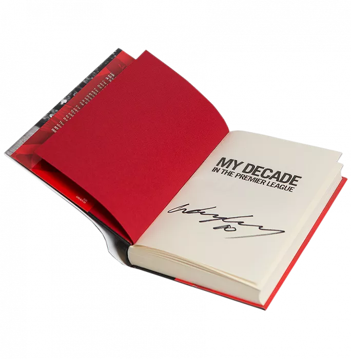 Icons Wayne Rooney Signed Hardback Book: My Decade In The Premier League