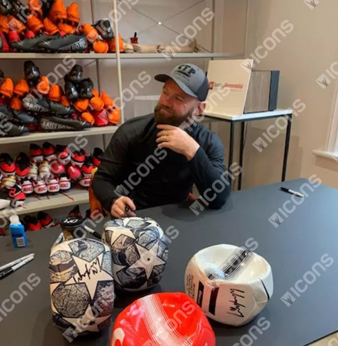 Icons Wayne Rooney Signed Nike Football: England's Top Goalscorer