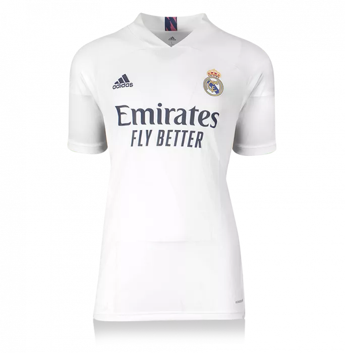 Icons Xabi Alonso Back Signed Real Madrid 2020-21 Home Shirt With Fan Style Numbers In Classic Frame
