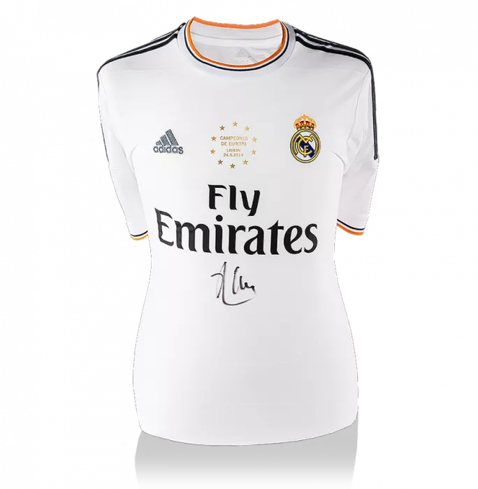 Icons Xabi Alonso Front Signed Real Madrid 2013-14 Home Shirt: Campeones De Europa Edition
