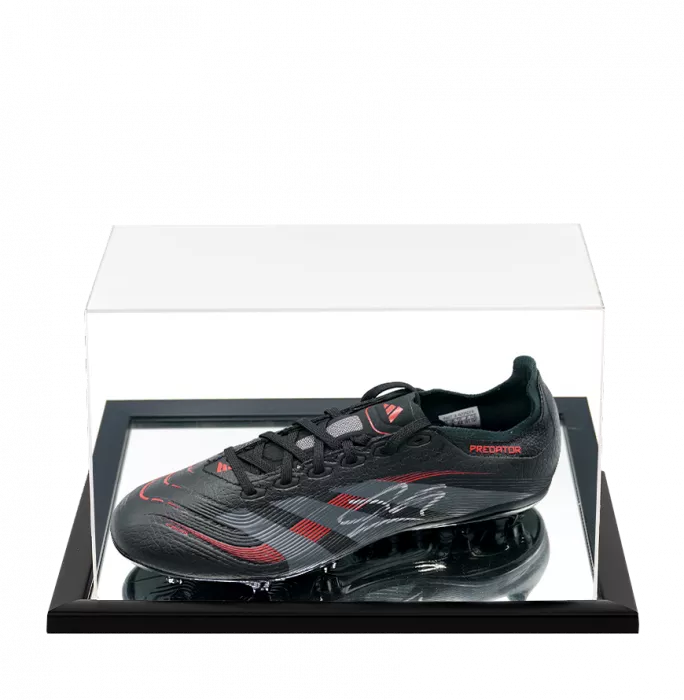 icons Xabi Alonso Signed Adidas Predator Boot In Acrylic Case