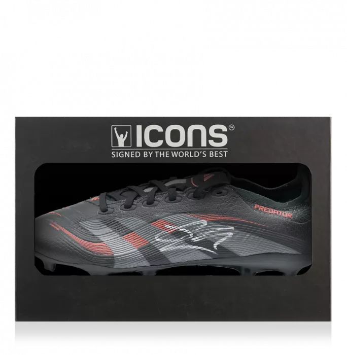 Icons Xabi Alonso Signed Adidas Predator Boot In Deluxe Packaging