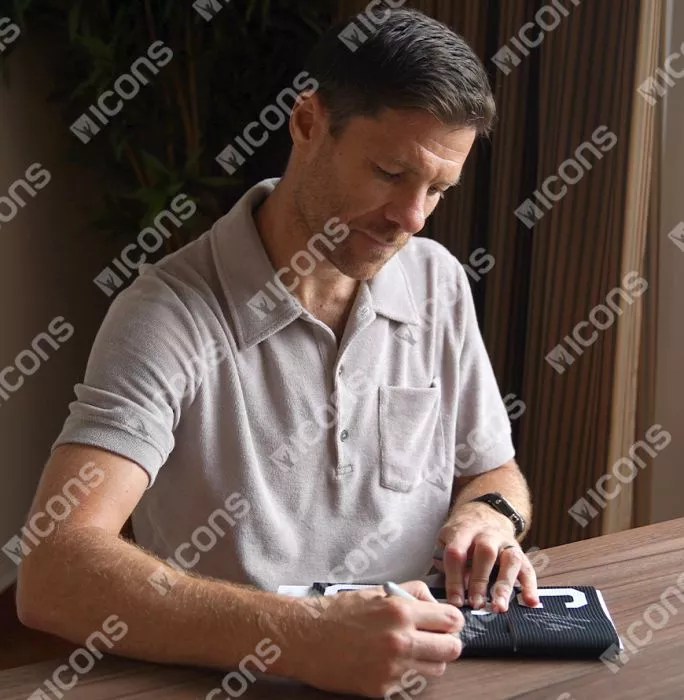 Icons Xabi Alonso Signed And Framed Captain's Armband