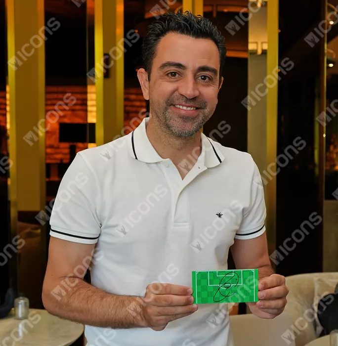 Icons Xavi Official FC Barcelona Signed LEGO® Camp Nou Set