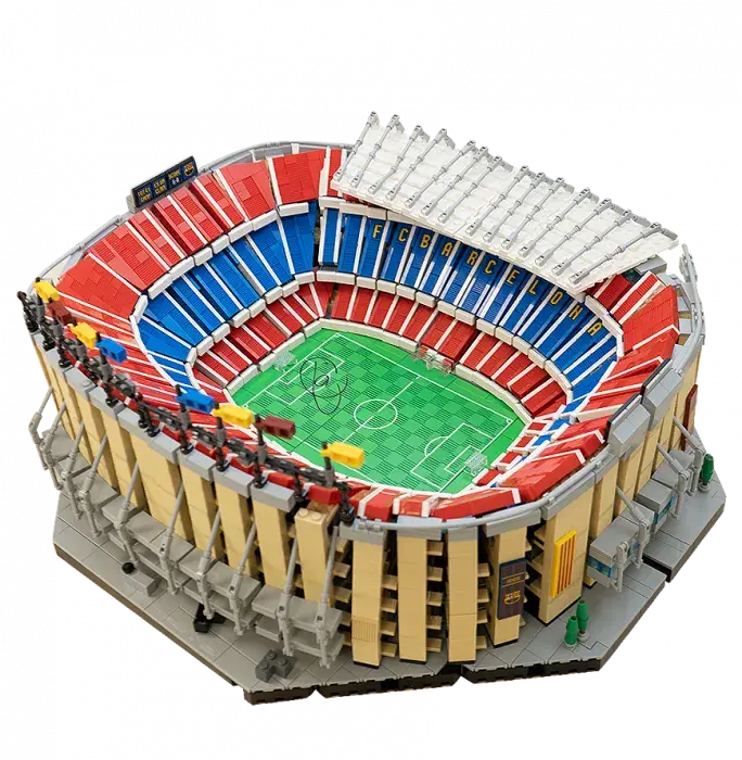 icons Xavi Official FC Barcelona Signed LEGO® Camp Nou Set