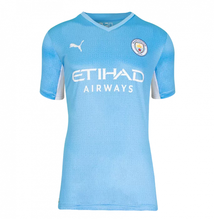 Icons Yaya Toure Official UEFA Champions League Back Signed And Framed Manchester City 2021-22 Home Shirt