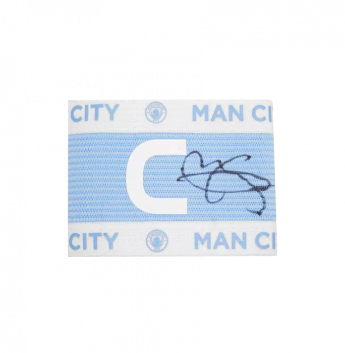 Icons Yaya Toure Signed And Framed Manchester City Captain's Armband