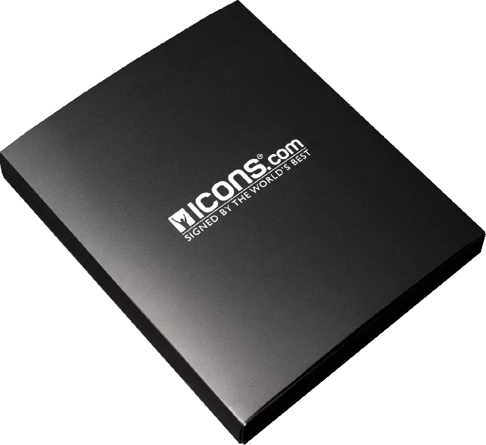 Icons Zico Front Signed Brazil Retro Home Shirt In Deluxe Packaging
