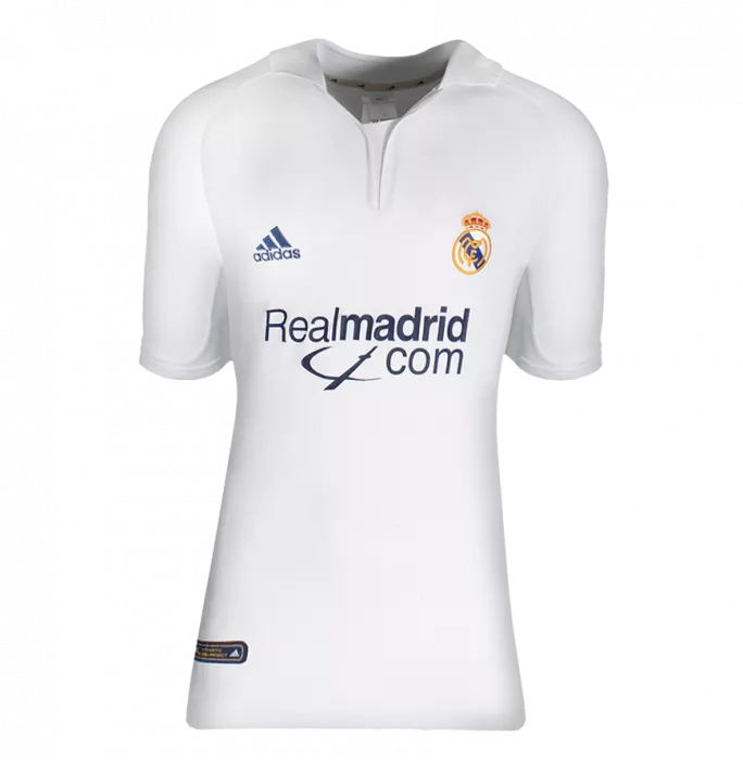 Icons Zinedine Zidane Back Signed Real Madrid 2001 Home Shirt In Hero Frame: Option 1