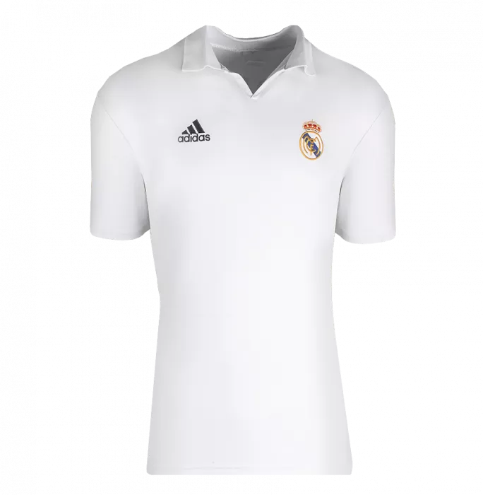 Icons Zinedine Zidane Official UEFA Champions League Back Signed And Hero Framed Real Madrid 2001-02 Home Shirt