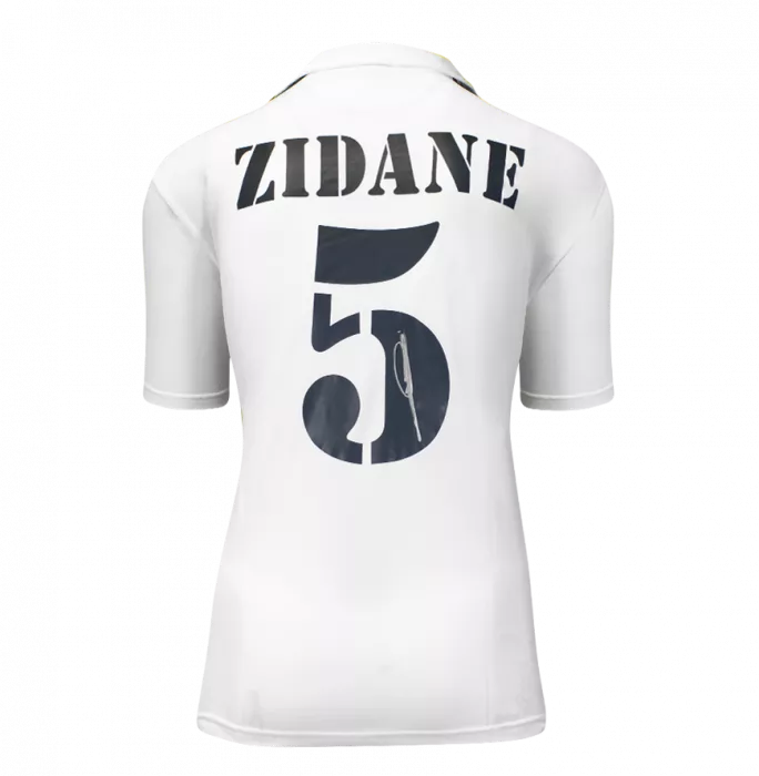Icons Zinedine Zidane Signed Juventus & Real Madrid Shirts In Classic Dual Frame