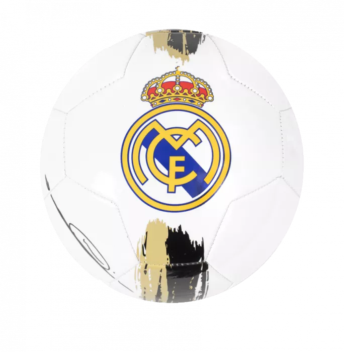 Icons Zinedine Zidane Signed Real Madrid CF Branded Football In Acrylic Case