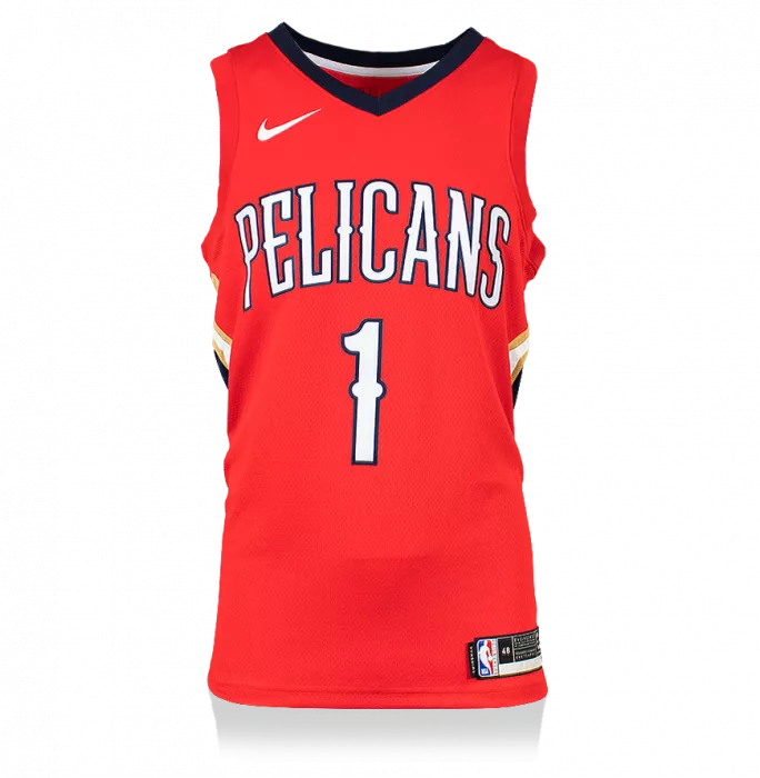 Icons Zion Williamson Signed New Orleans Pelicans Alternate Jersey