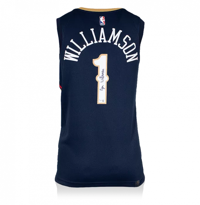 icons Zion Williamson Signed New Orleans Pelicans Home Jersey