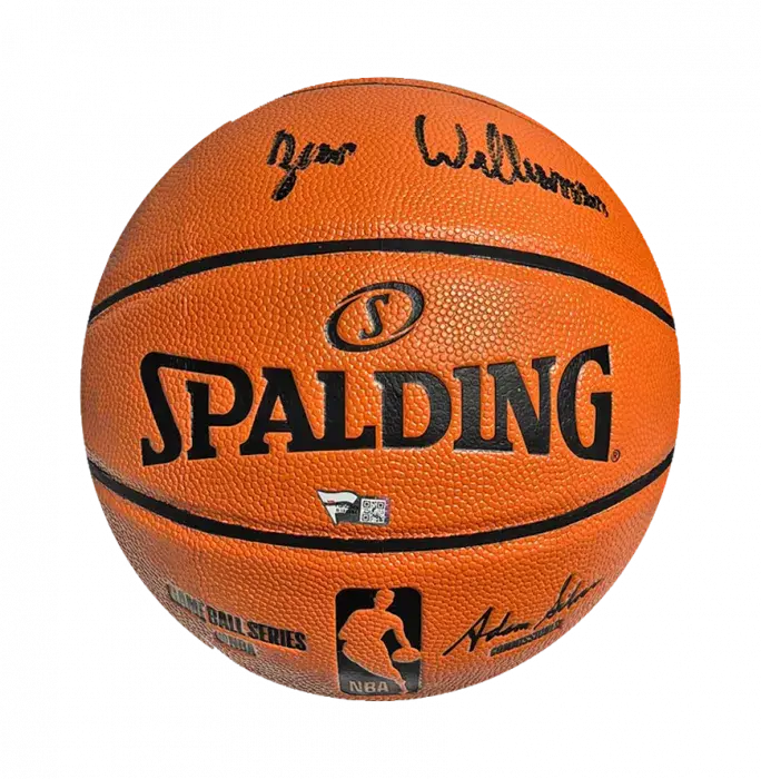 icons Zion Williamson Signed Spalding NBA Basketball