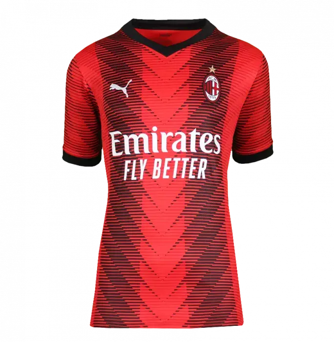 Icons Zlatan Ibrahimovic Official AC Milan Back Signed And Framed Modern AC Milan Home Shirt