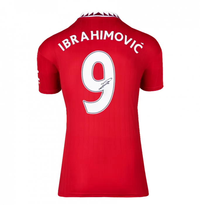 Icons Zlatan Ibrahimovic & Wayne Rooney Signed Manchester United Shirts In Classic Dual Frame
