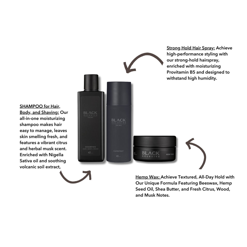 Id Hair Black Xclusive Grooming Trio