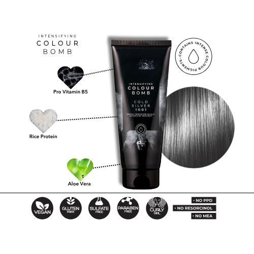 Id Hair Colour Bomb Cold Silver 1001