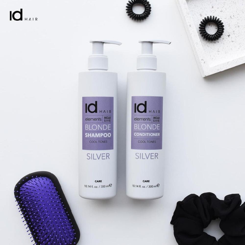 Id Hair Elements Xclusive Blonde Shampoo - Silver
