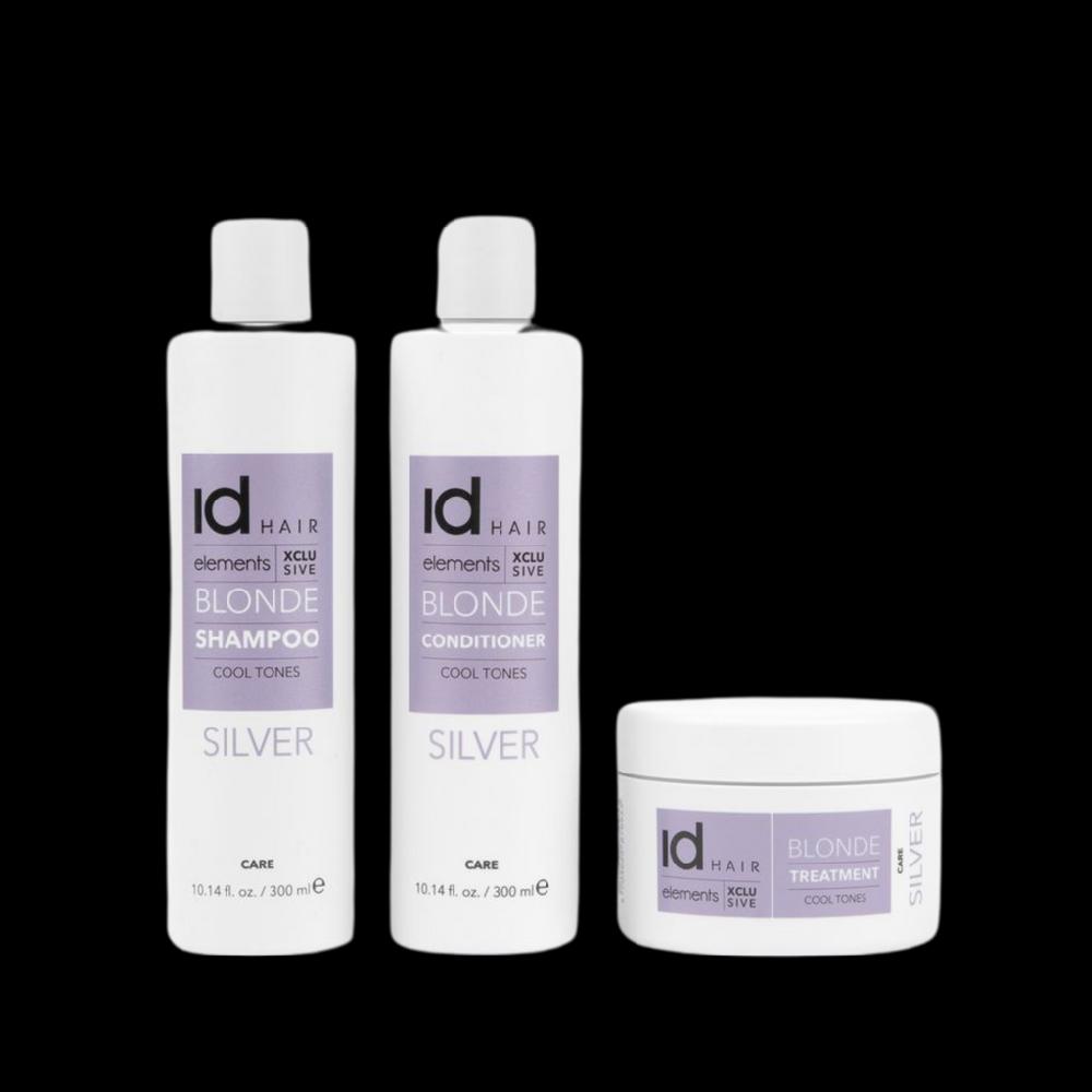 id hair Platinum Blonde Perfection Trio