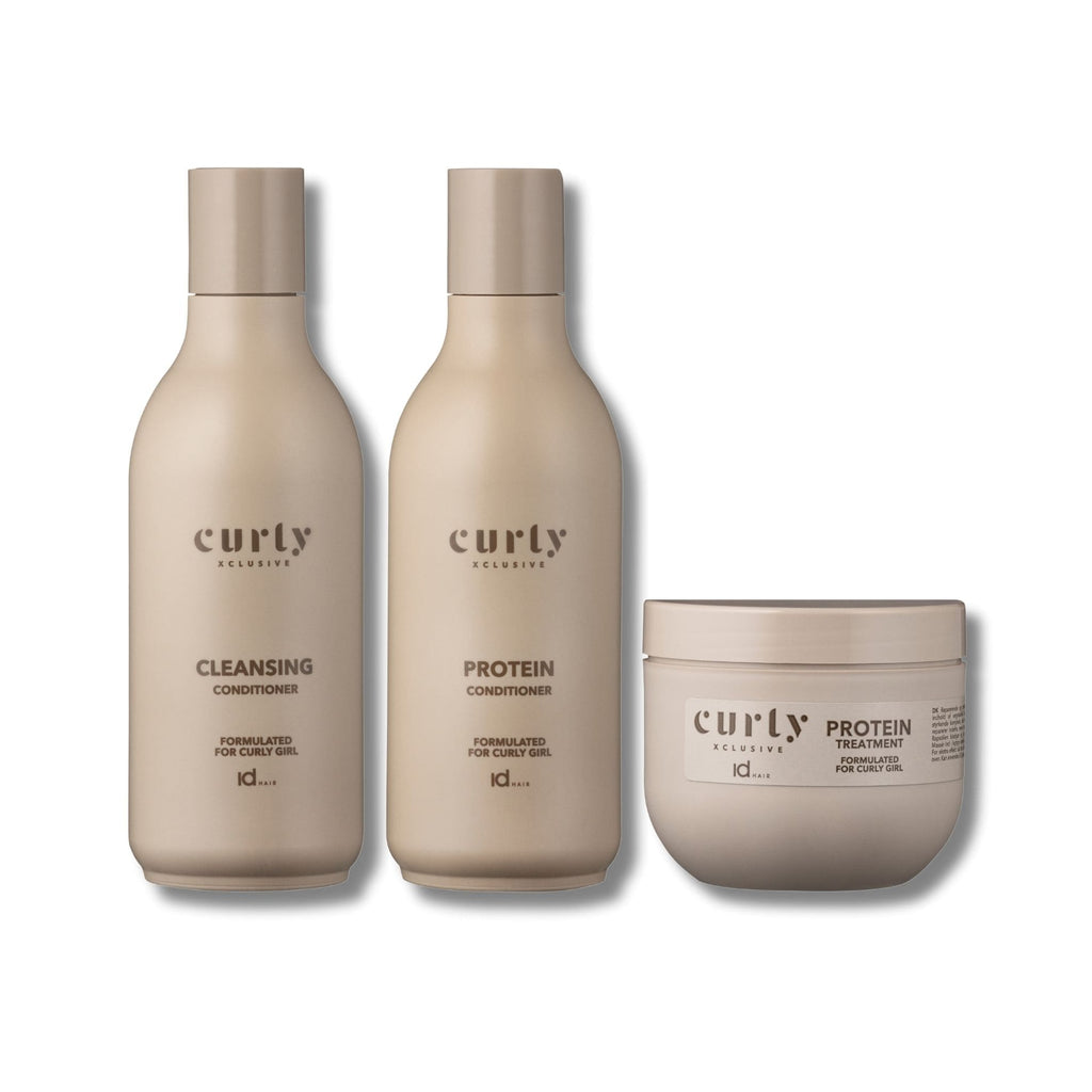 id hair Protein-Infused Curly Care Trio