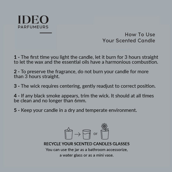 Ideo Parfumeurs Rose D'Orient - Candle