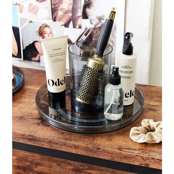 idesign 11" Lazy Susan Spinning Cosmetic Organizer With Removable Cup