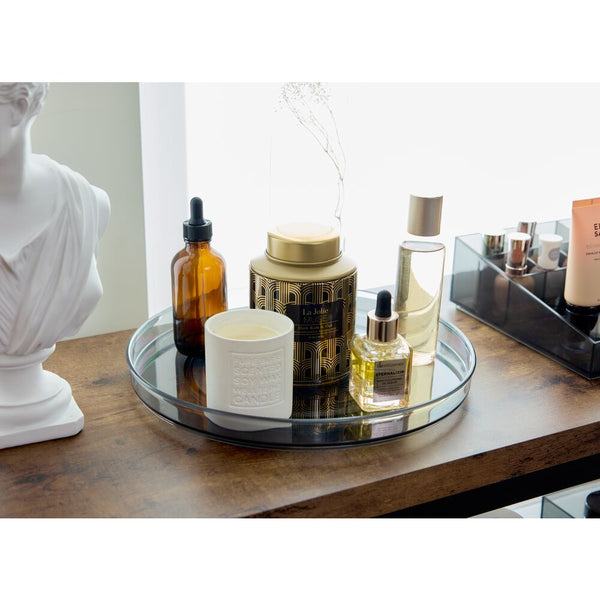 idesign 11" Lazy Susan Spinning Cosmetic Organizer With Removable Cup