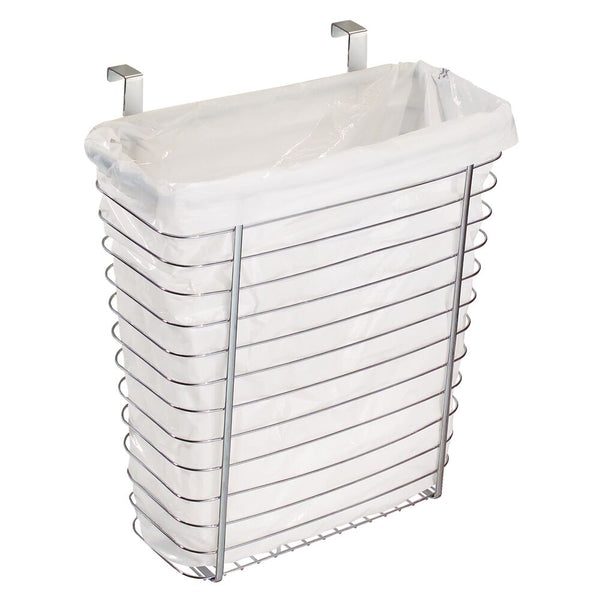 idesign Axis Over The Cabinet Waste/Storage Basket Chrome