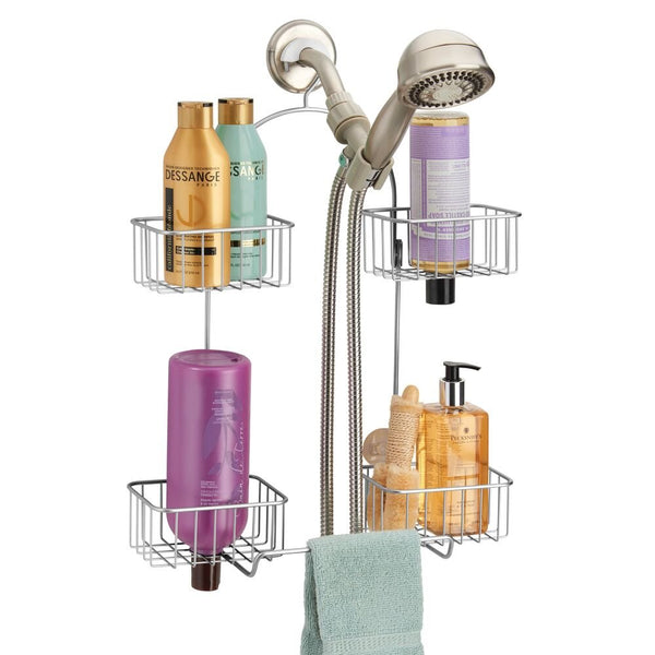 idesign Classico Hose Space Saver Shower Caddy PC Chrome