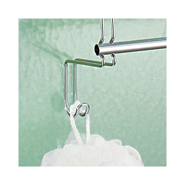 Idesign Classico Over Shower Door Towel Rack 3 Chrome