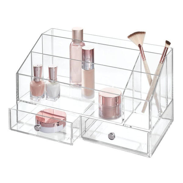 Idesign Drawers Palette & Nail Polish Organizer - 2 Drawer Clear