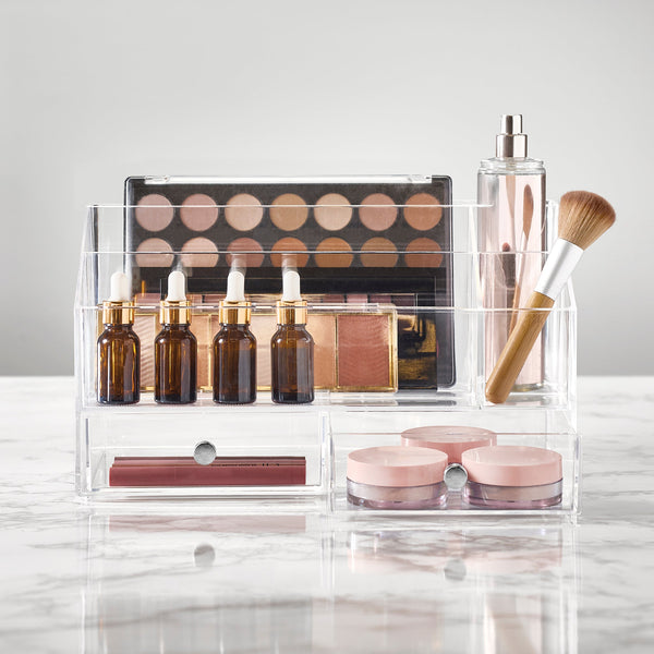 idesign Drawers Palette & Nail Polish Organizer - 2 Drawer Clear