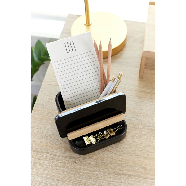 Idesign Eco Office Ceramic Tablet Stand Matte Black