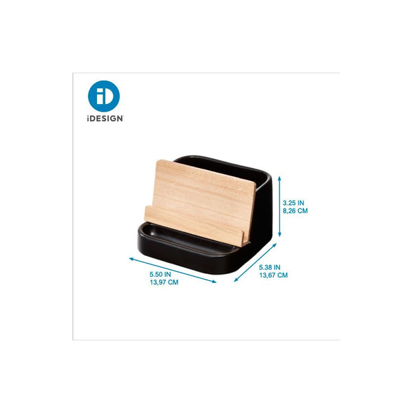 Idesign Eco Office Ceramic Tablet Stand Matte Black