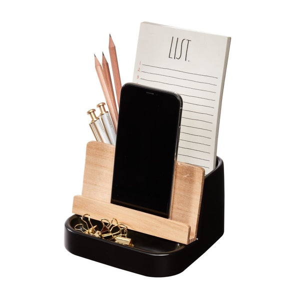 idesign Eco Office Ceramic Tablet Stand Matte Black