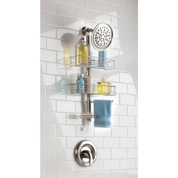 Idesign Forma Shower Caddy Station - Veritcal Brushed