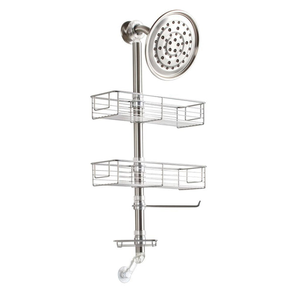 Idesign Forma Shower Caddy Station - Veritcal Brushed