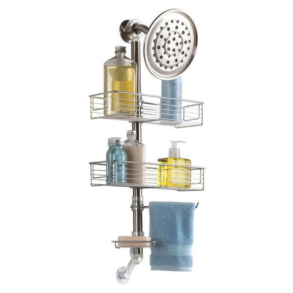 idesign Forma Shower Caddy Station - Veritcal Brushed