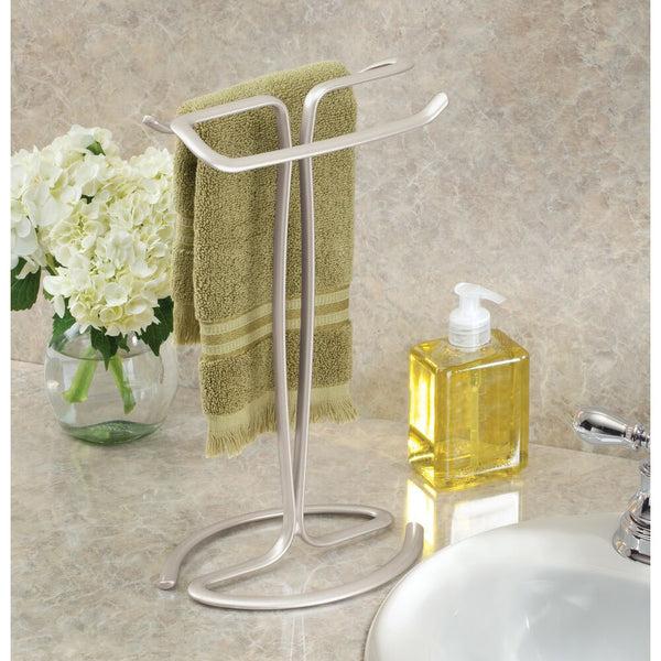 Idesign Axis Finger Tip Towel Holder Satin