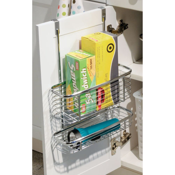 Idesign Axis Over The Cabinet X3 Basket Chrome