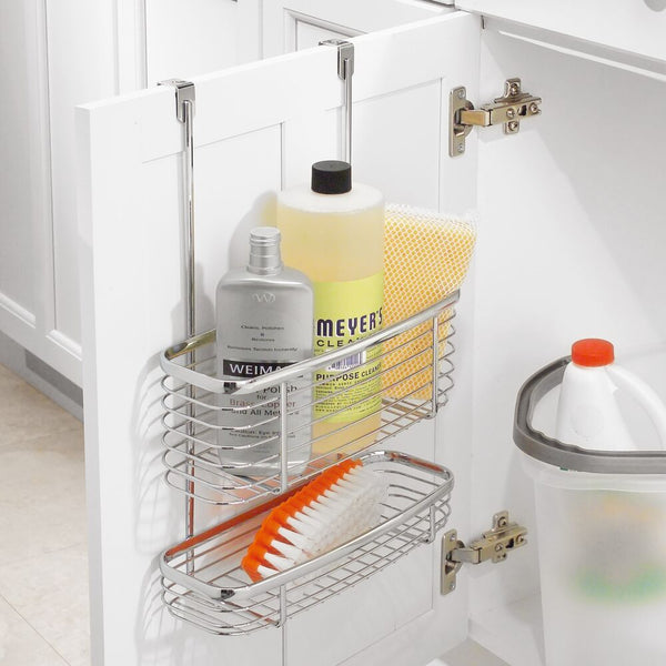 idesign Axis Over The Cabinet X3 Basket Chrome