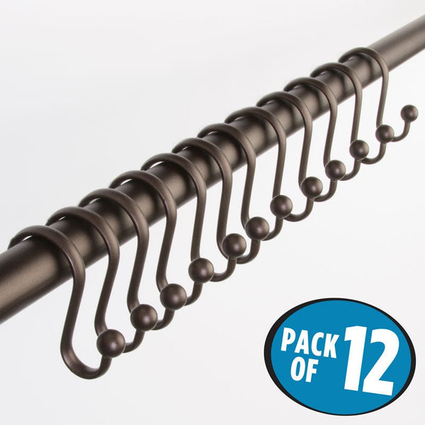 Idesign IDesign Axis Shower Hooks With Ball Set Of 12 In Bronze