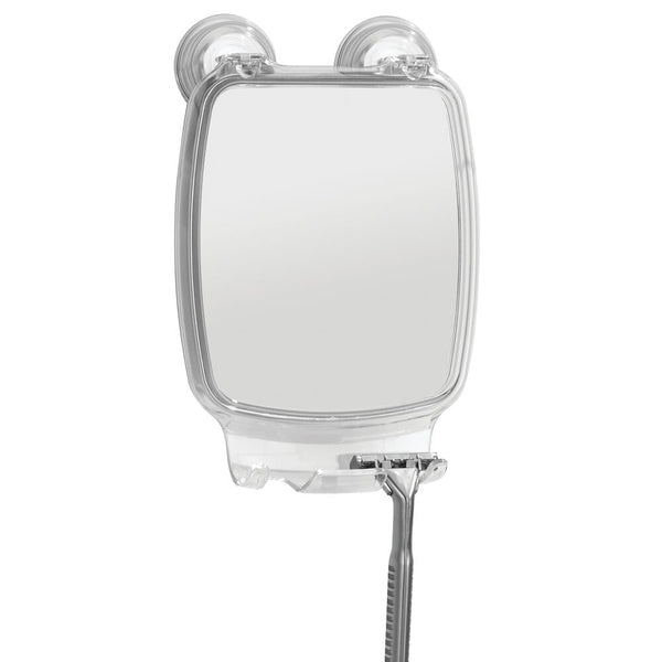 idesign iDesign Bath Storage Power Lock Rect Mirror in Clear