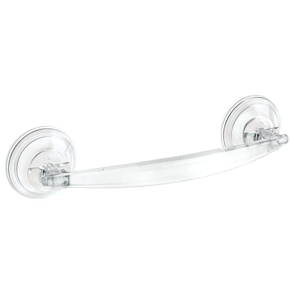 Idesign IDesign Bath Storage Power Lock Towel Bar In Clear