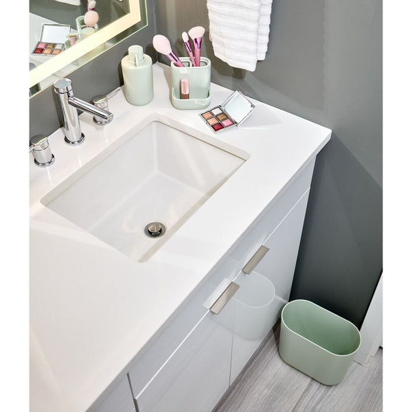 Idesign Cade Bath Accessories (Set Of 3) Green Tint