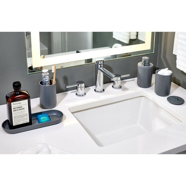 Idesign Cade Bath Accessories (Set Of 4) Charcoal